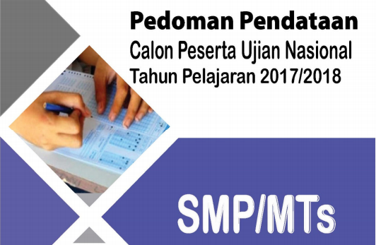 Download Buku Manual Pendataan Capesun Tingkat SMP/MTs TP. 2017/2018